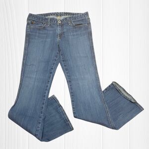 AG Adriano Goldschmied Womens Jeans 30 x 33 Med Blue Low Rise Boot Pants Denim